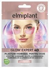 Sarantis (Elmiplant) Plasturi Hidrogel Pentru Ochi Elmiplant Glow Expert 4D Cu Niacinamida Masca de fata