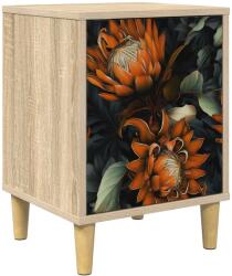 vidaXL Dulap de noapte LOCHEM Stejar Sonoma 36 x 33 x 50 cm GartenMobel Dekor (8007191)