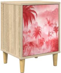 vidaXL Dulap de noapte AACHEN Stejar Sonoma 36 x 33 x 50 cm GartenMobel Dekor (8007223)