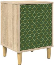 vidaXL Dulap de noapte GELEEN Stejar Sonoma 36 x 33 x 50 cm GartenMobel Dekor (8007193)