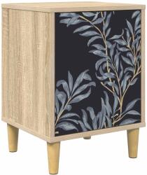 vidaXL Dulap de noapte DOKKUM Stejar Sonoma 36 x 33 x 50 cm GartenMobel Dekor (8007205)