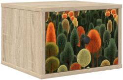 vidaXL Noptiera suspendata ZAANDAM Stejar Sonoma 36 x 33 x 25 cm GartenMobel Dekor (8007473)