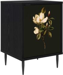 vidaXL Dulap de noapte BREMEN Stejar Negru 36 x 33 x 51 cm GartenMobel Dekor (8007265)