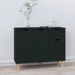 vidaXL Servanta, negru, 90x30x72 cm, lemn prelucrat GartenMobel Dekor (326814) Comoda