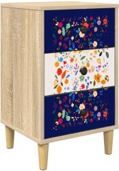 vidaXL Dulap de noapte MAINZ Stejar Sonoma 36 x 33 x 60 cm GartenMobel Dekor (8007299)