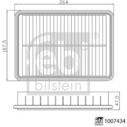 Febi Bilstein Filtru aer FEBI BILSTEIN 1007434 (1007434) - fixbox