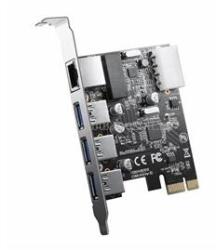 ORICO Hálózati USB 3.0 PCI-E Bővítőkártya (PNU-3A1R-BK-BP) (PNU-3A1R-BK-BP)