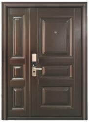 NOVO DOORS Usa metalica dubla de exterior cu izolatie si vizor Novo Doors ND5001 , deschidere stanga dreapta, 1 yala, dimensiuni multiple, tabla 0.7 mm, balamale si clanta incluse, toc de 7 centimetri, pentru ca