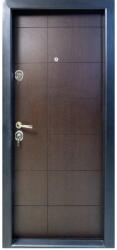 NOVO DOORS Usa metalica de apartament cu izolatie si vizor Novo Doors First Class NDS07, Deschidere Stanga Dreapta, Dimensiune 200X88 cm, Tabla 1.2 mm, Kit complet, Wenge (Sens deschidere: Dreapta) (NDS07WEN88OR