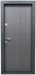 NOVO DOORS Usa metalica de apartament cu izolatie si vizor Novo Doors First Class NDS30, Deschidere Stanga Dreapta, Dimensiune 200X88 cm, Tabla 1.2 mm, Kit complet, Gri antracit (Sens deschidere: Dreapta) (NDS30