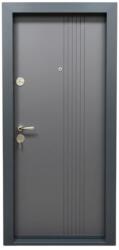NOVO DOORS Usa metalica de apartament cu izolatie si vizor Novo Doors First Class NDS30, Deschidere Stanga Dreapta, Dimensiune 200X88 cm, Tabla 1.2 mm, Kit complet, Gri antracit (Sens deschidere: Stanga) (NDS30G