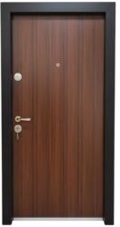 NOVO DOORS Usa metalica de exterior cu izolatie si vizor Novo Doors NDS305 Din compozit, 2 yale, Kit complet, Pentru case, Nuc (Dimensiune: 88 cm, Sens deschidere: Dreapta) (NDS305NUC88ORDR)