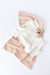 BabyCosy Body din bumbac organic Ecru BabyCosy (Marime: 9-12 luni)