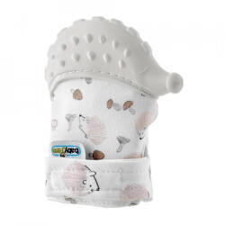 BabyJem Manusa bebelusi pentru dentitie Scratch Gloves (Culoare: Alb)