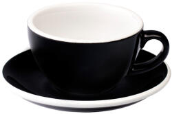 LOVERAMICS Egg - Flat White Csésze 150 ml - Black