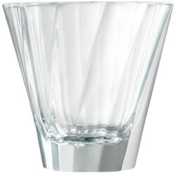 LOVERAMICS Urban Glass Twisted Cappuccino üvegpohár, 180ml