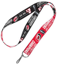 WinCraft Carolina Hurricanes kulcstartó 2026 Stanley Cup Champions 1 Lanyard (124155)