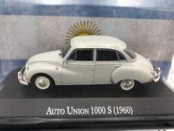  Macheta Auto Union 1960 1000 s scara 1/43 alb si gri