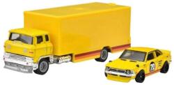 Macheta transportor auto 1972 Toyota Corolla levin & sukura sprinter truck seria Team Transport scara 1/64
