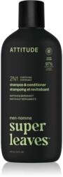 ATTITUDE Super Leaves Matcha & Bergamot sampon és kondicionáló 2 az 1-ben 415 ml
