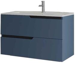 Fluminia Mobilier pentru lavoar încastrat Fluminia, Bari, 80 cm, bleumarin (BARI82-BM-L)