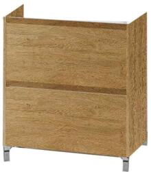 Fluminia Mobilier stativ pentru lavoar, Fluminia, Lizi, riflat, 60 cm, rovere naturale (LIZI62-RN)