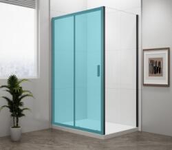 SAPHO POLYSAN EASY LINE BLACK oldalfal, 900mm, matt fekete profil/transzparent üveg (EL3315B) - apollofurdoszoba