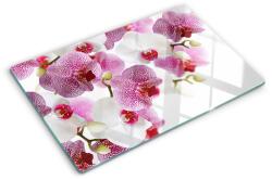 tulup Edzett üveg vágódeszka, Tulup, Orchidea, Rózsaszín, 80x52 cm, 010010520060000006221 (010010520060000006221)