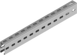BAKS 610166 C-SÍN (profilsín) 40×80×3, 0 mm 6 m/szál szalaghorganyzott CMT40H80/6N szerelősín, kábelvezetési elemek rögzítéséhez (610166)