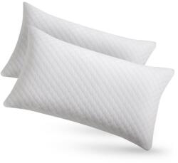Juskys Perne ergonomice lavabile, set 2 bucăți, 40x80 cm, spumă mem (26954)