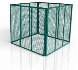 Juskys Compostor grădină 450L, oțel verde, aerisire eficientă (301892) Compostator