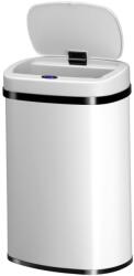 Juskys Coș de gunoi automat 50L cu capac senzorial, alb, USB-C/AA (300631) Cos de gunoi