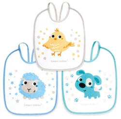 Canpol Babies Bunny&Company pamut előke - 3 db - pindurka