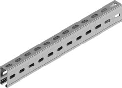 BAKS 640560 C-SÍN (profilsín) 40×80×3, 0 mm 6 m/szál szalaghorganyzott CTMT40H80/6 szerelősín, kábelvezetési elemek rögzítéséhez (640560)