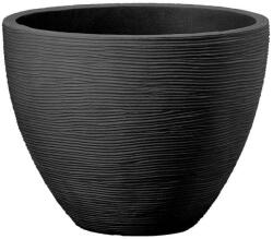 Patio Kubus Kerti Kaspó - 40x31 cm, Antracit (5900791064142)