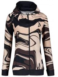 Altisport Női funkcionális pulóver a zip prémiumon ALTISPORT VOJ/ALW099MI02 BARNA méret: XS