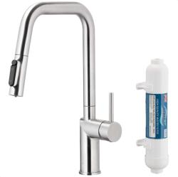 Armatura Duero Pure Style baterie de bucatarie cu filtru pe picior inox 6623-312-22 (662331222)