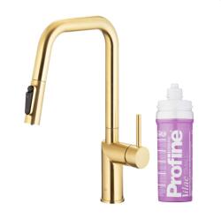 Armatura Duero Pure Style baterie de bucatarie cu filtru pe picior aur/aur vechi 6623-315-39 (662331539)