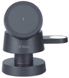 Ttec Încărcător auto ttec - AirCharger Quattro Mini, 20W, USB-C, MagSafe, negru (8694470827117)