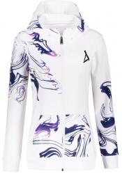 Altisport Női pulóver a zip prémiumon ALTISPORT VOJ/ALW064MI02 FEHÉR -VIOLET méret: L