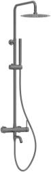 BALNEO Cascade set de duș perete cu duș de ploaie grafit H0301070505 (H0301070505)