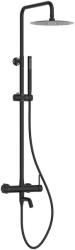 BALNEO Cascade set de duș perete cu duș de ploaie negru H0301060505 (H0301060505)