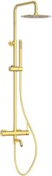 BALNEO Cascade set de duș perete cu duș de ploaie auriu H0301030505 (H0301030505)