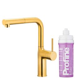 Armatura Duero Pure Move baterie de bucatarie cu filtru pe picior aur/aur vechi 6623-425-31 (662342531)