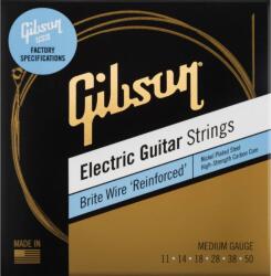 Gibson SEG-BWR11 Brite Wire Reinforced Electric Guitar Strings 11-50 Medium (GI-SEG-BWR11)