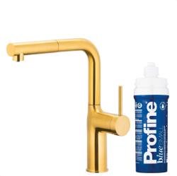 Armatura Duero Pure Move baterie de bucatarie cu filtru pe picior aur/aur vechi 6623-423-31 (662342331)