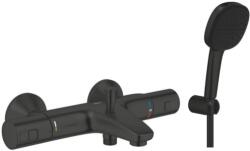 GROHE kádcsaptelep zuhanyszettel 150 mm matt fekete GBAL5 (GBAL5)