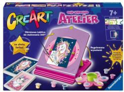 Ravensburger Set de pictură pe numere Ravensburger CreArt Atelier - Unicorn și Pisicuță (25571)