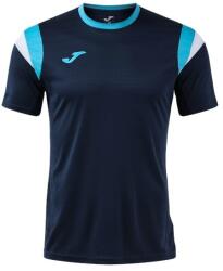 Joma Tricou pentru bărbați Joma Terra Short Sleeve T-Shirt Dark Navy/Fluor Turquoise L