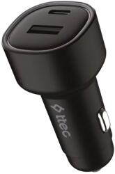 Ttec Încărcător auto ttec - SmartCharger Duo PD, USB-C/USB-A, 83W, negru (8694470826653)